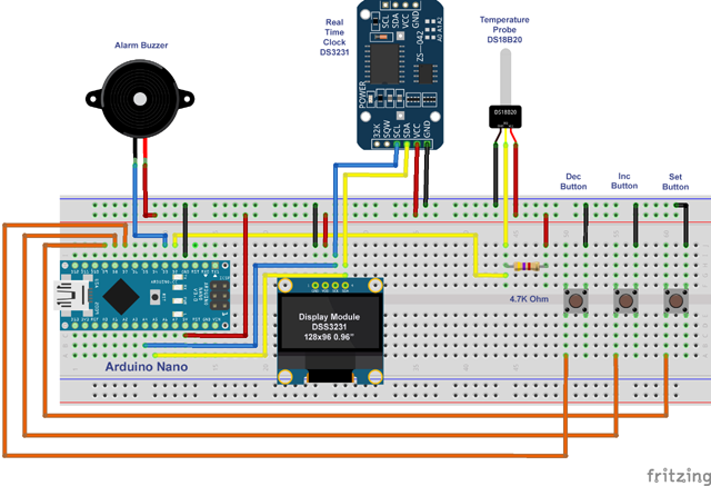 RealTimeClock Breadboard