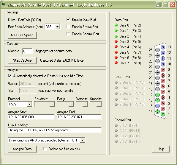 17 channel cheap logic analyzer