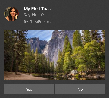 toast screenshot with a big inlined image in the middle