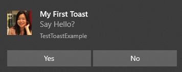 toast screenshot