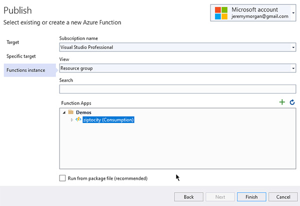 Creating a Microservice with Azure Functions and SQLite