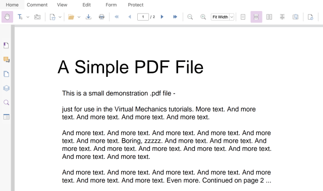 PDF UI