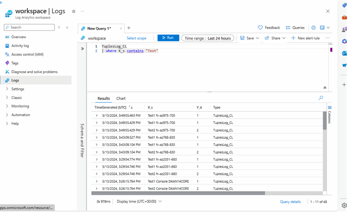 Log Analytics Workspace