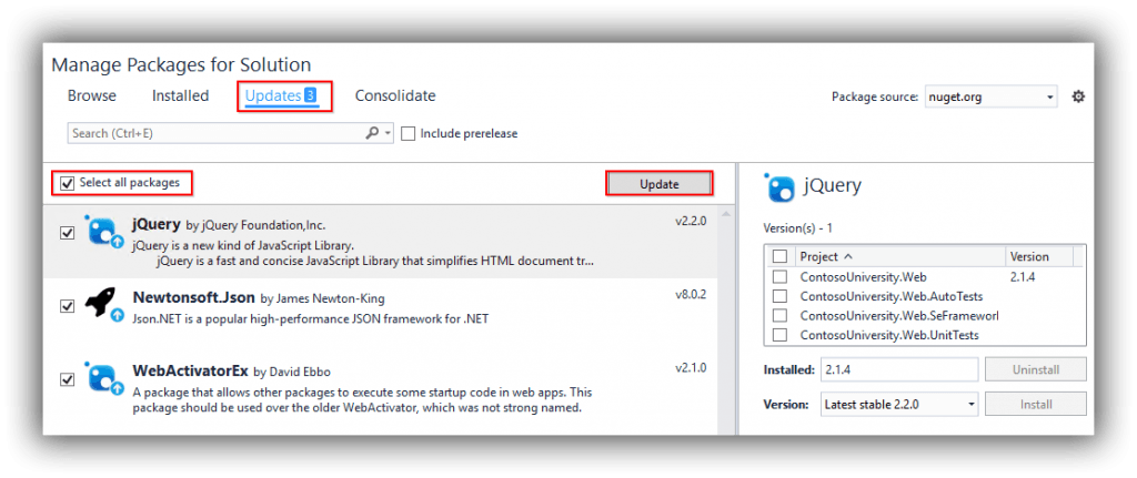 visual-studio-manage-packages-for-solution