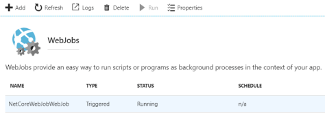 WebJobs in Azure