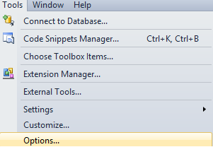 tools visual studio