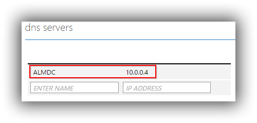 Virtual Network DNS Configuration