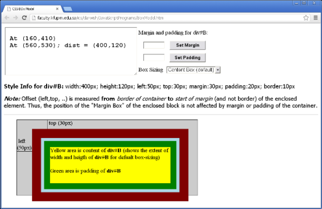 CSS Box Model Image