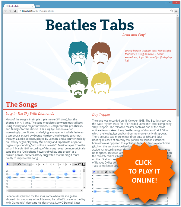 Html5 Tab Player