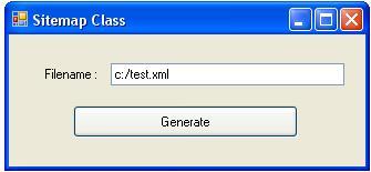 csharp sitemap class