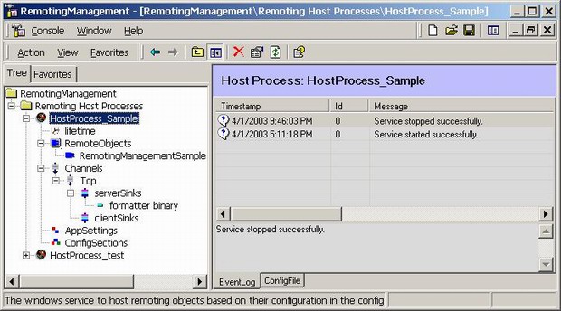 Remoting Management Console