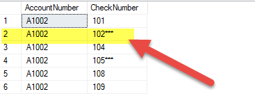 gap in a sequence