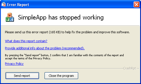 CrashRptTutorial/errorreport.PNG