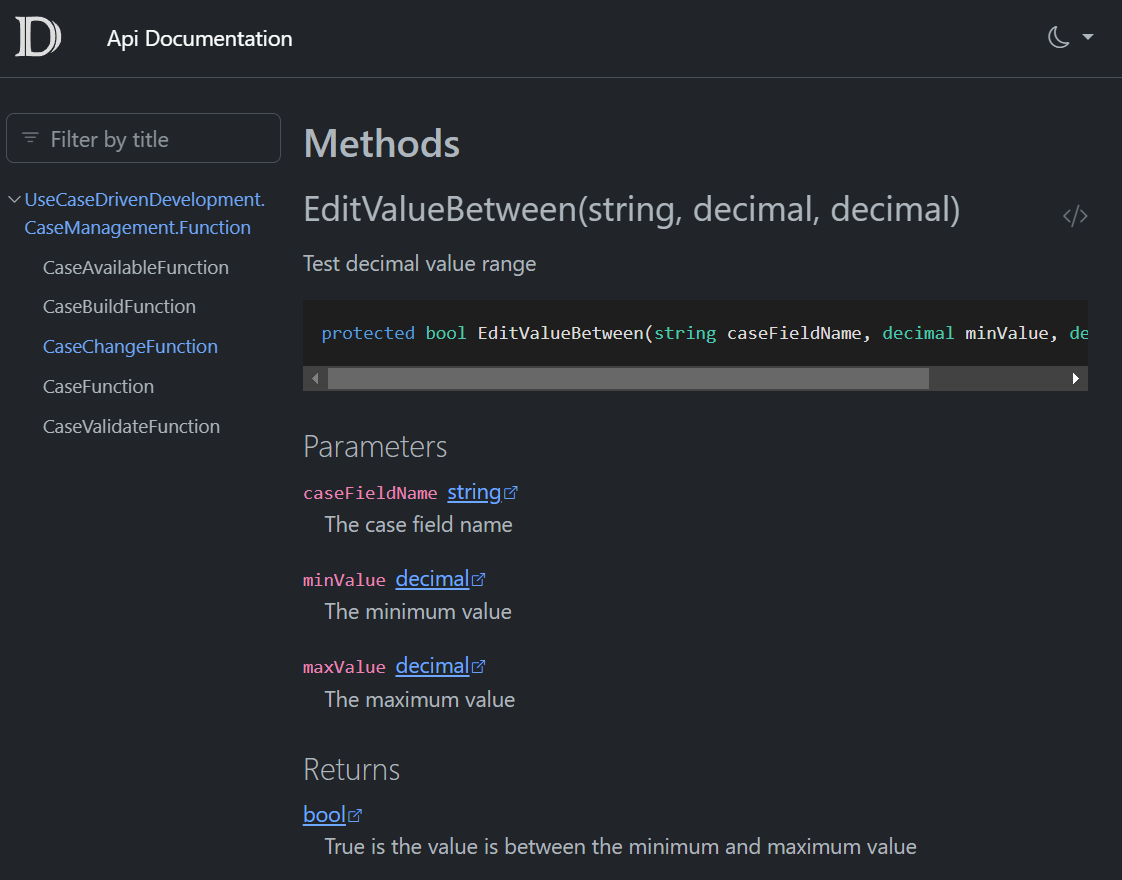 Case API Documentation