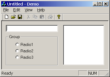 A resizable form view