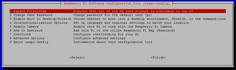 raspi-config