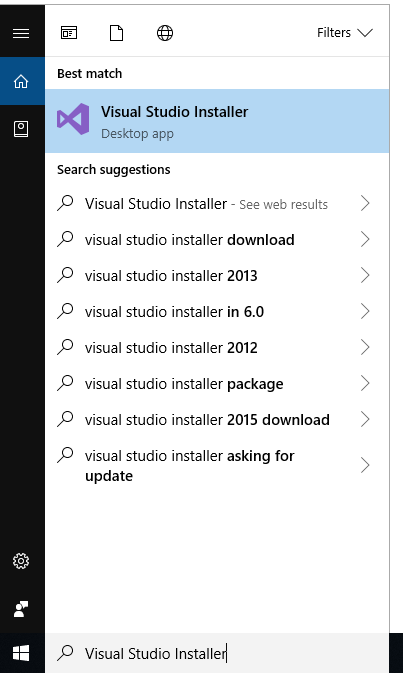 Visual Studio Installer