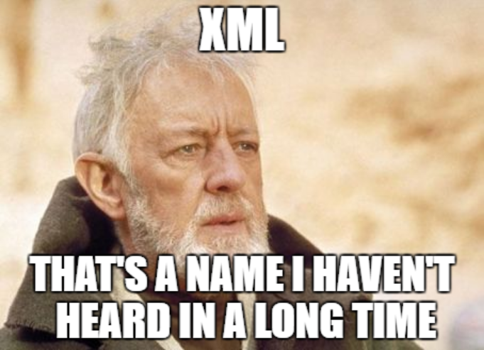 Hello XML, My Old Friend; I've Come To Encode You Again.