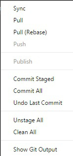 Git Context Menu