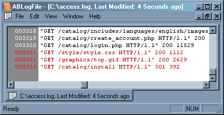 ABLogFile Screen Shot