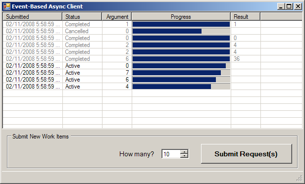 Event-Based Async Client