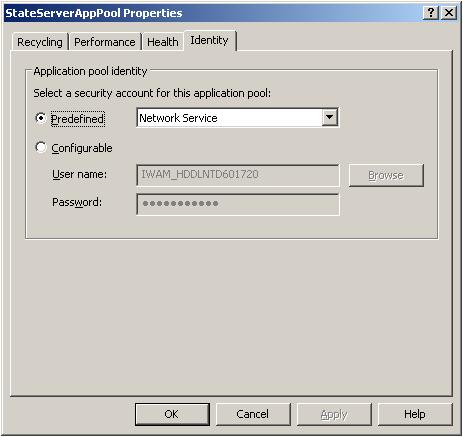 Application Pool Creation