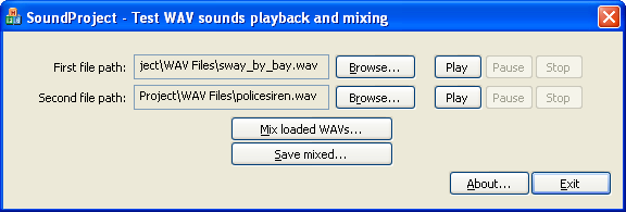 SoundProject - Screenshot