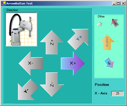 Testform with several ArrowButtons