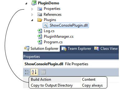 Plugin file properties