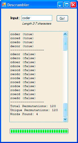 Descrambler Application