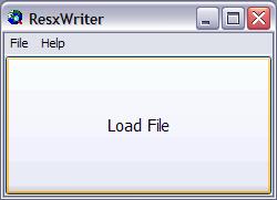 ResxWriter Screen Shot