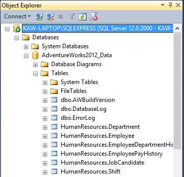 SSMS Object Explorer