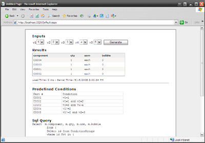 Sql Logic Engine Screenshot