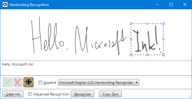 Hello, Microsoft Ink!