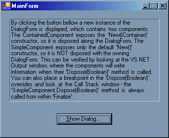 MainForm from the sample solution.