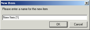 Text entry dialog