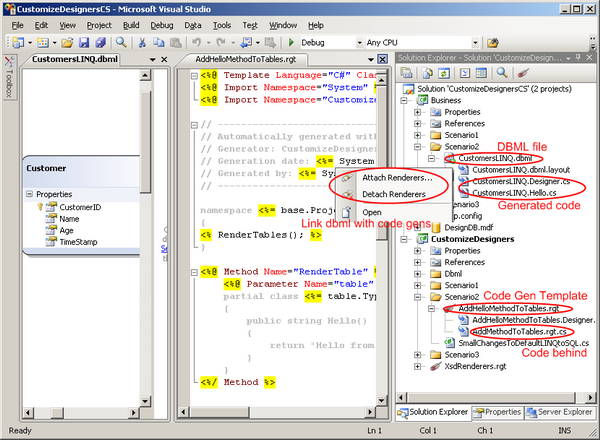 CustomizeLINQtoSQL