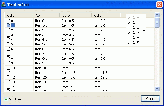 CListCtrlEx Demo