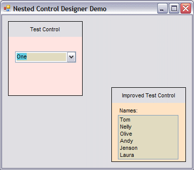 NestedControlDesigner Screen Shot