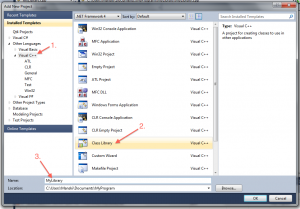 Creating a new class library
