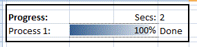 Setting the seconds for the simulated macro.