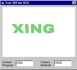 VB test of the 3D OCX