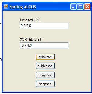 sorting Algos