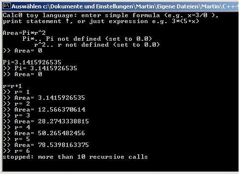 the calc0 toy language