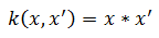 linear kernel