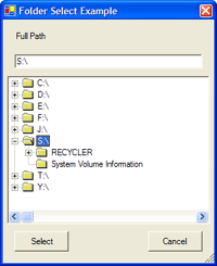 Folder Select Dialog