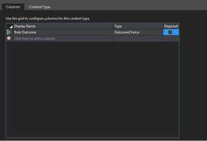 Add Outcome Column To CT