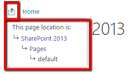 Navigate Up SharePoint 2013