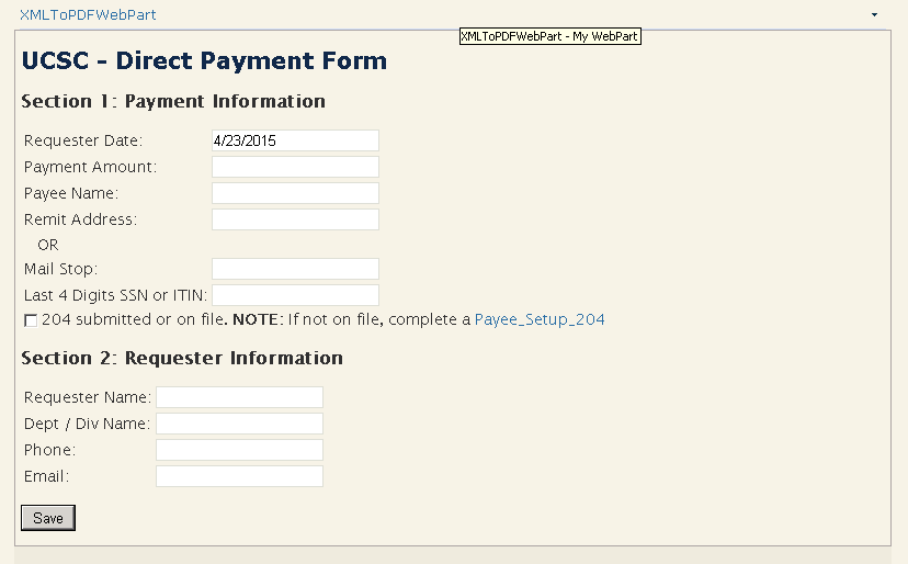 Dynamically Created WebPart