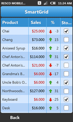 Resco MobileForms Toolkit: SmartGrid